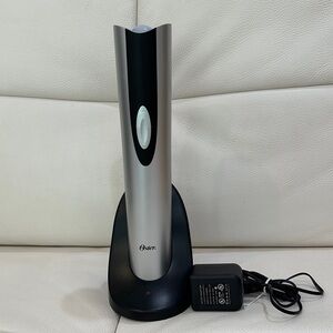 Oster Silver and Black Electric Wine Opener